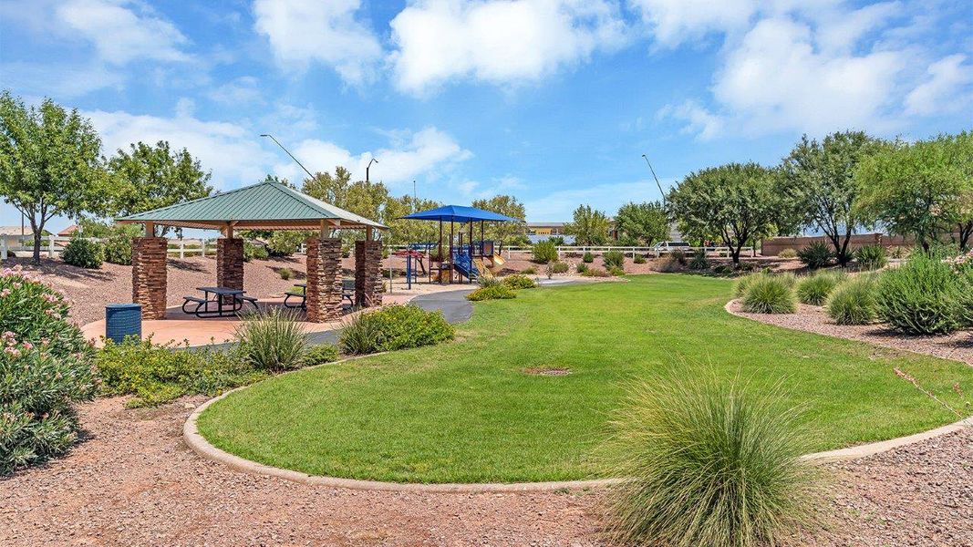 Community amenities associated with the Elm - C30E by D.R. Horton in Coronet at Gladden Farms, Marana (Image 27). Community amenities associated with the Elm - C30E by D.R. Horton in Coronet at Gladden Farms, Marana (Image 27).