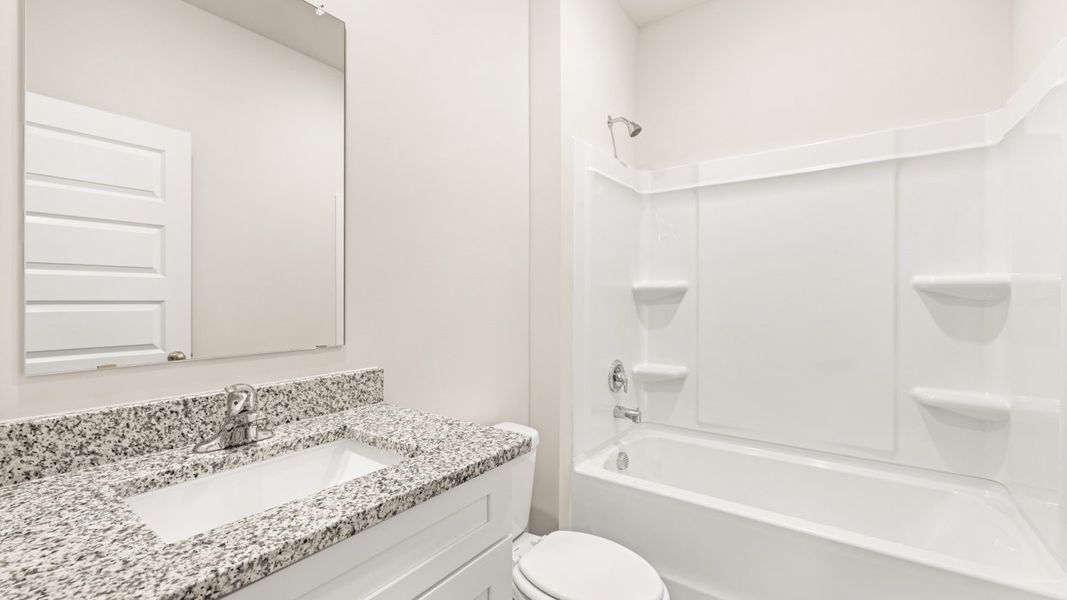 Furnished interior view inside a new home in Southwind Village, Evans (Image 8).