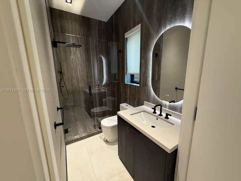 Furnished interior view inside a new home in , Miami (Image 15).