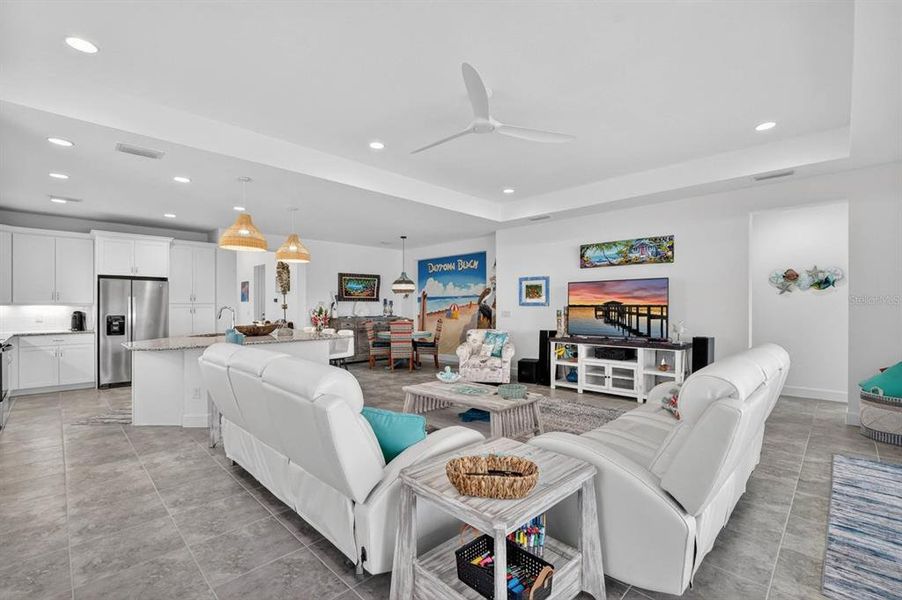 Furnished interior view inside a new home in , Daytona Beach (Image 10).