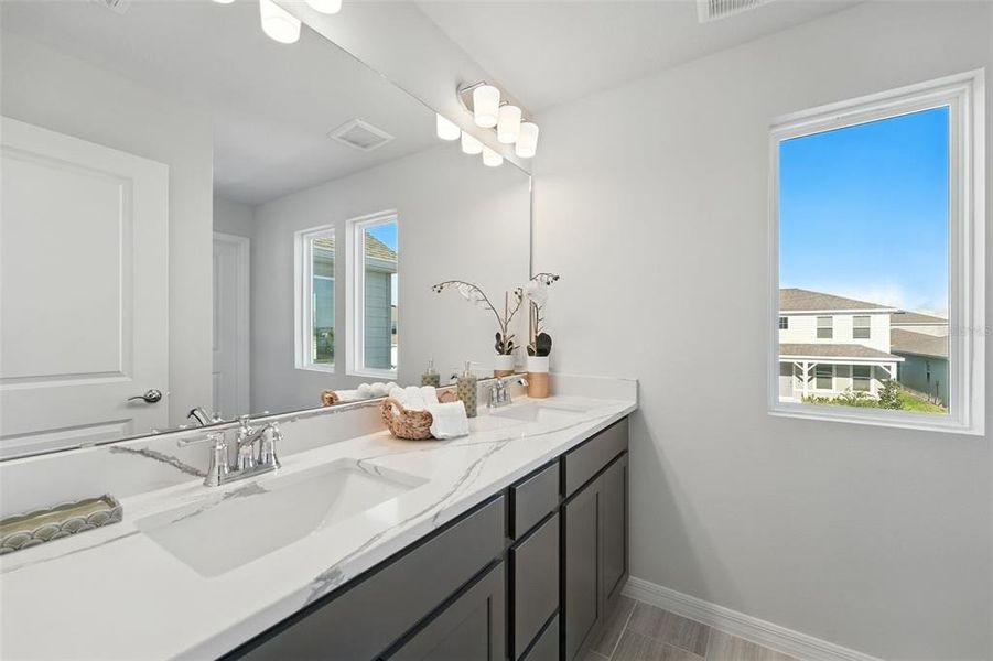 Furnished interior view inside a new home in Amelia Groves, St. Cloud (Image 26).