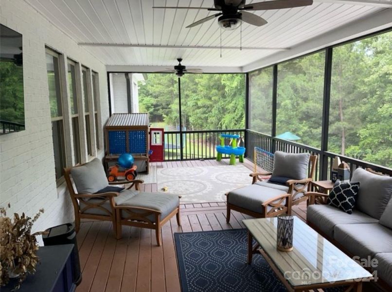 Screened porch