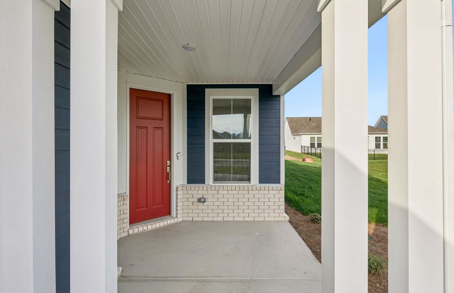 Exterior details and patio area of a home in Del Webb Southern Harmony, Murfreesboro (Image 25).