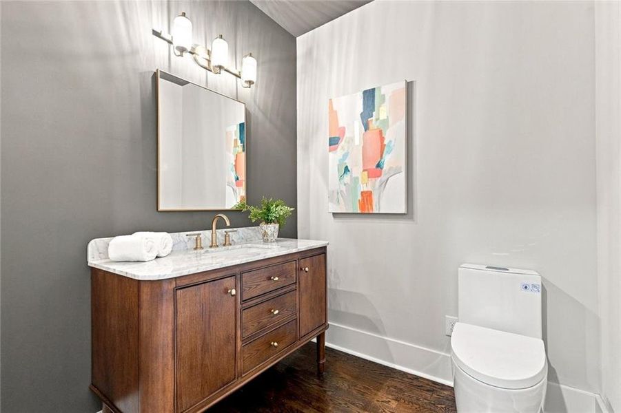 Furnished interior view inside a new home in , Alpharetta (Image 11).