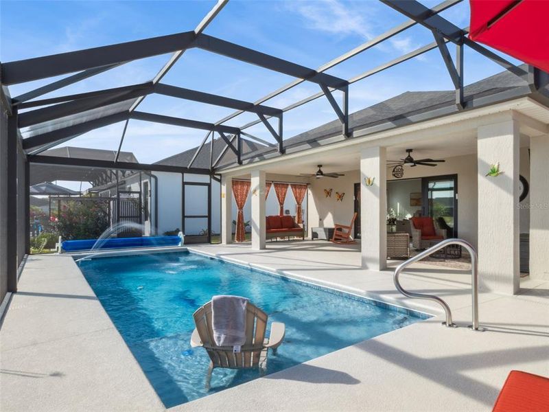 Exterior details and patio area of a home in , The Villages (Image 30).