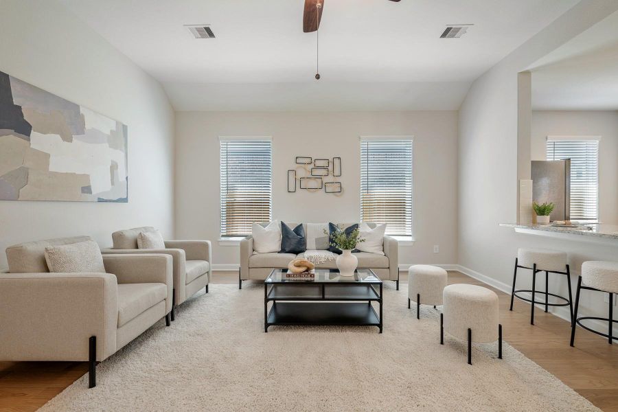 Furnished interior view inside a new home in Magnolia Woods, Magnolia (Image 23).