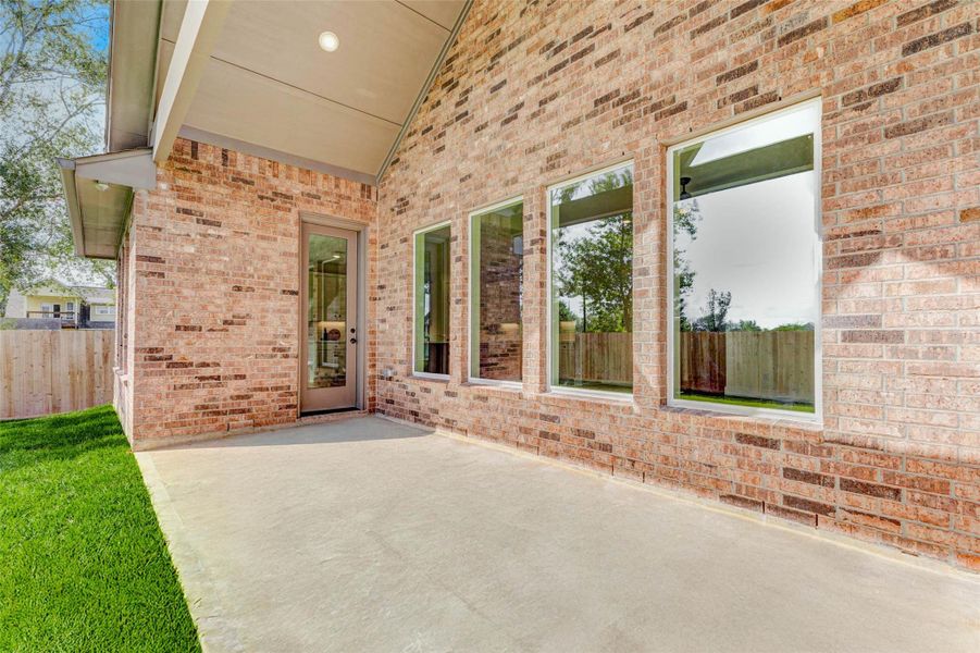 Generous amount of windows letting in beautiful natural light.