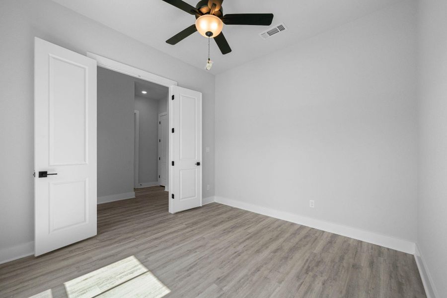 Double doors in Study