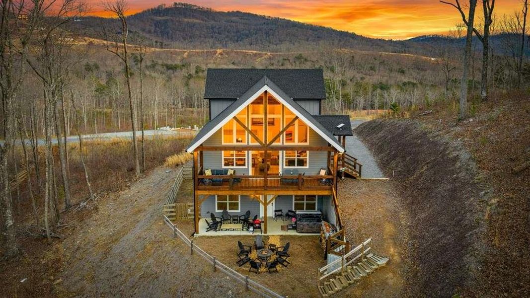 In-progress construction of a new home in , Talking Rock, GA (Image 58).