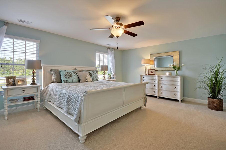Furnished interior view inside a new home in , Summerville (Image 16). Furnished interior view inside a new home in , Summerville (Image 16).