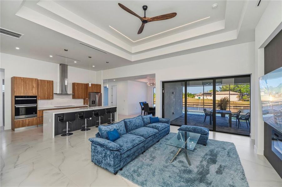 Furnished interior view inside a new home in , Port Charlotte (Image 49).
