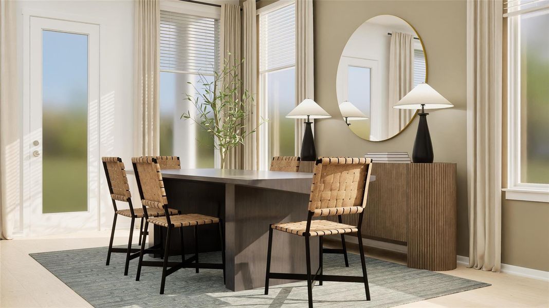 Furnished interior view inside a new home in Cotton Brook, Hutto (Image 26).