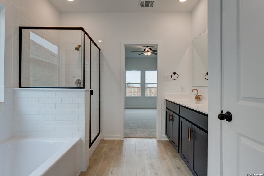 Furnished interior view inside a new home in The Arbors at the Wilder, Adkins (Image 14). Furnished interior view inside a new home in The Arbors at the Wilder, Adkins (Image 14).