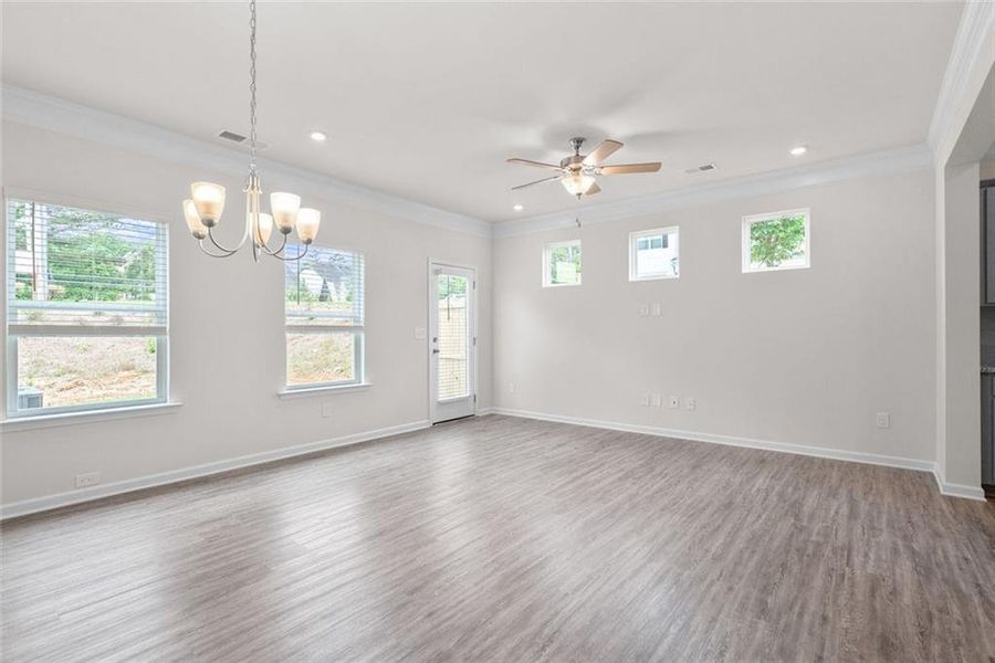 Spacious, unfurnished interior of a new home in Fairington, Cartersville (Image 26).