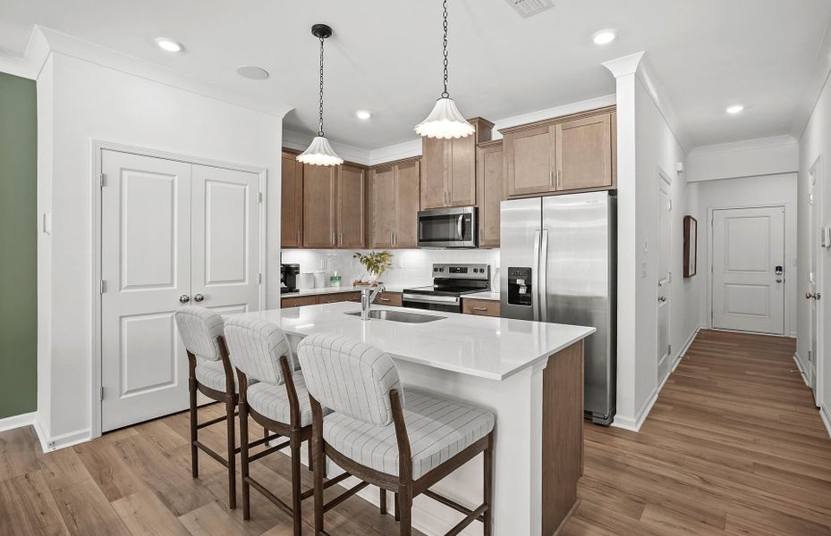Representative furnished interior of a home built from the Landis by Pulte Homes in Mallard Park, Charlotte (Image 41).