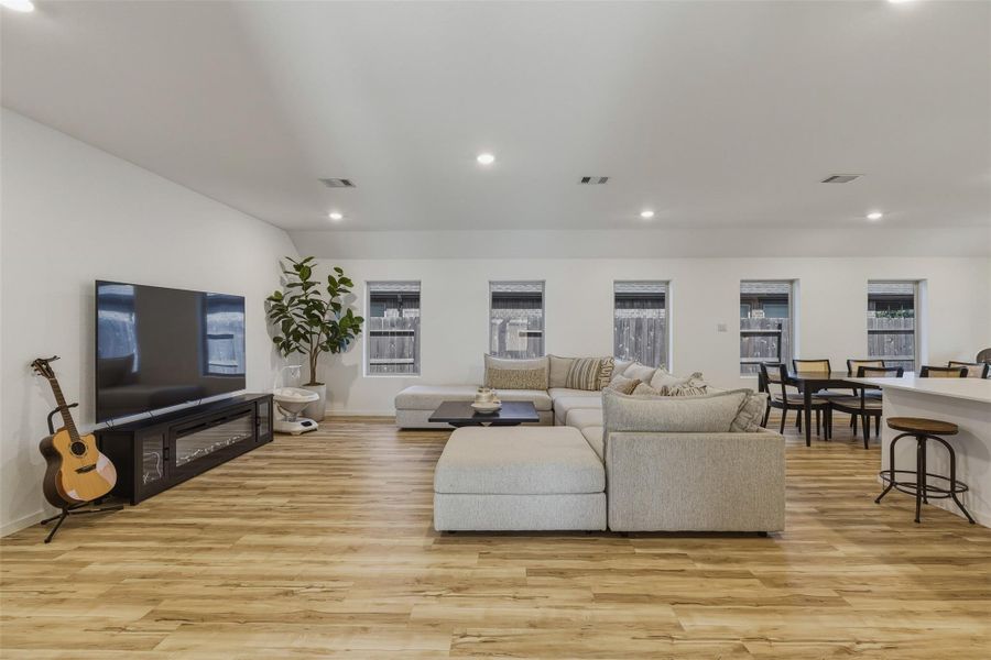 Furnished interior view inside a new home in Samara, League City (Image 13).