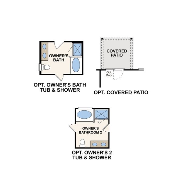 2D floor plan layout for the Hudson by Century Communities in Highland Reserves, Pleasant View, TN (Image 5).