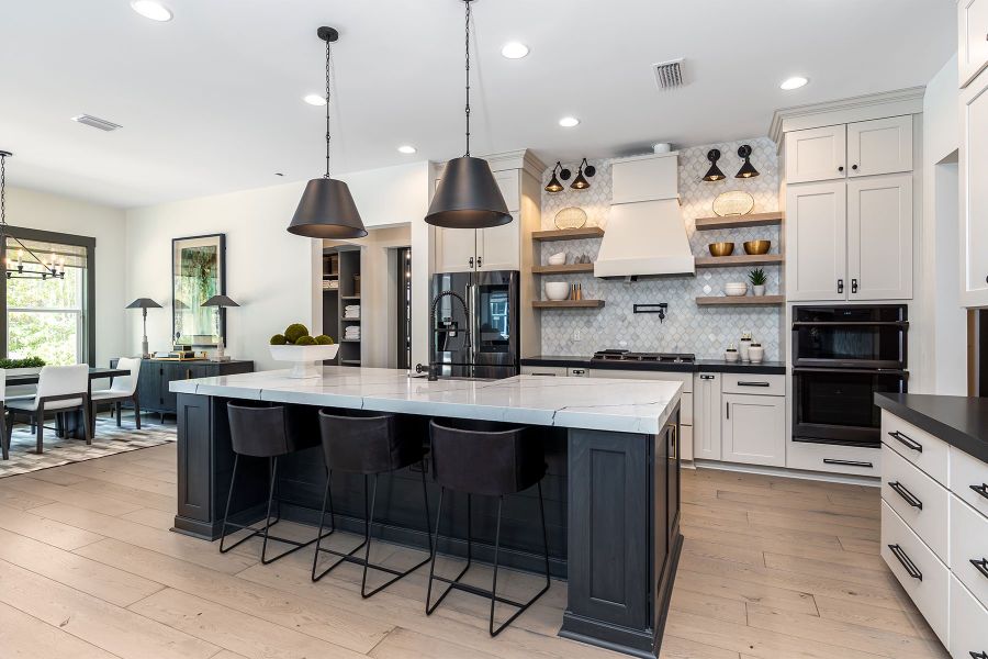 Representative furnished interior of a home built from the Harper - Hidden Creek by MasterCraft Builder Group in SilverLeaf, St. Augustine (Image 6).