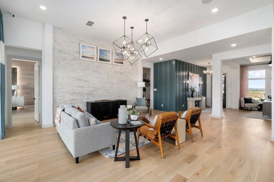 Furnished interior view inside a new home in , Waller (Image 16).