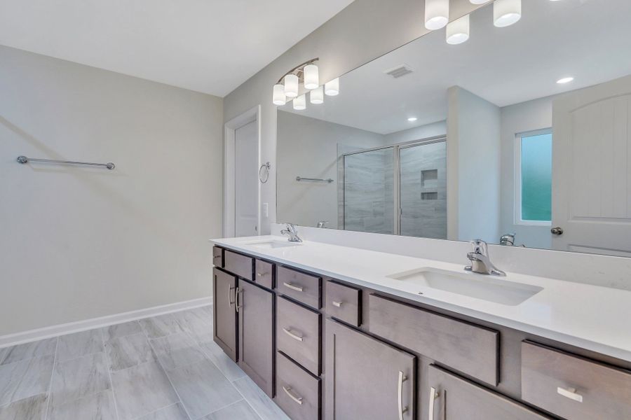Furnished interior view inside a new home in NorthShore on the St. Marys River, Kingsland (Image 12).