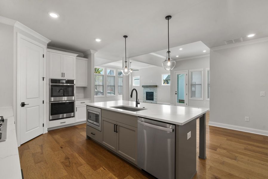 Representative furnished interior of a home built from the The Jayden II by The Providence Group in Promenade at Sawnee Village, Cumming (Image 10). Representative furnished interior of a home built from the The Jayden II by The Providence Group in Promenade at Sawnee Village, Cumming (Image 10).