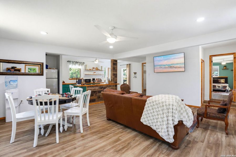 Furnished interior view inside a new home in , Lakehills (Image 21).