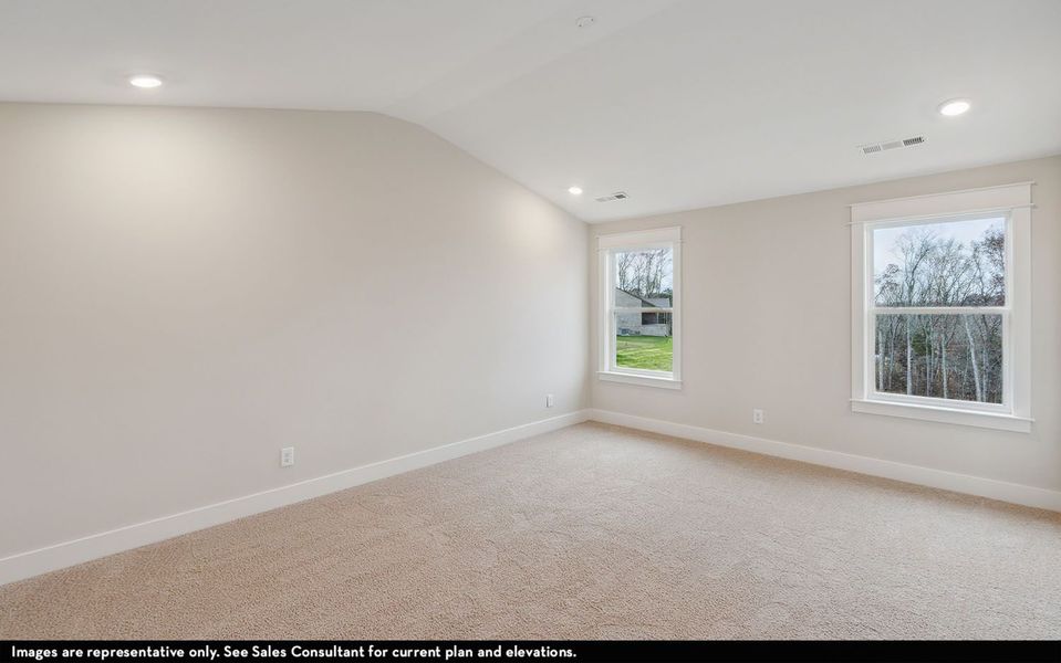 Spacious, unfurnished interior of a new home in The Retreat at Norman Farm, Hendersonville (Image 21).