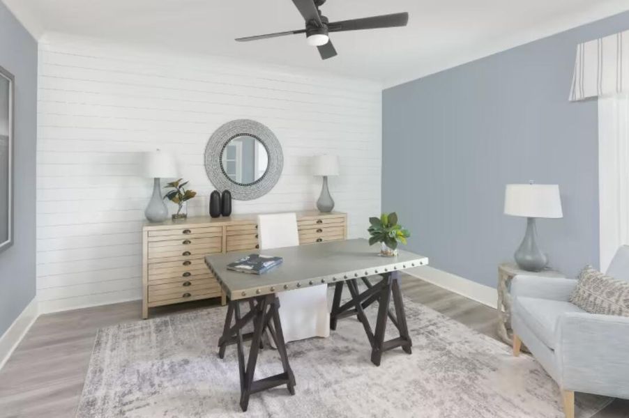 Furnished interior view inside a new home in Sea Island Preserve, Johns Island (Image 9).