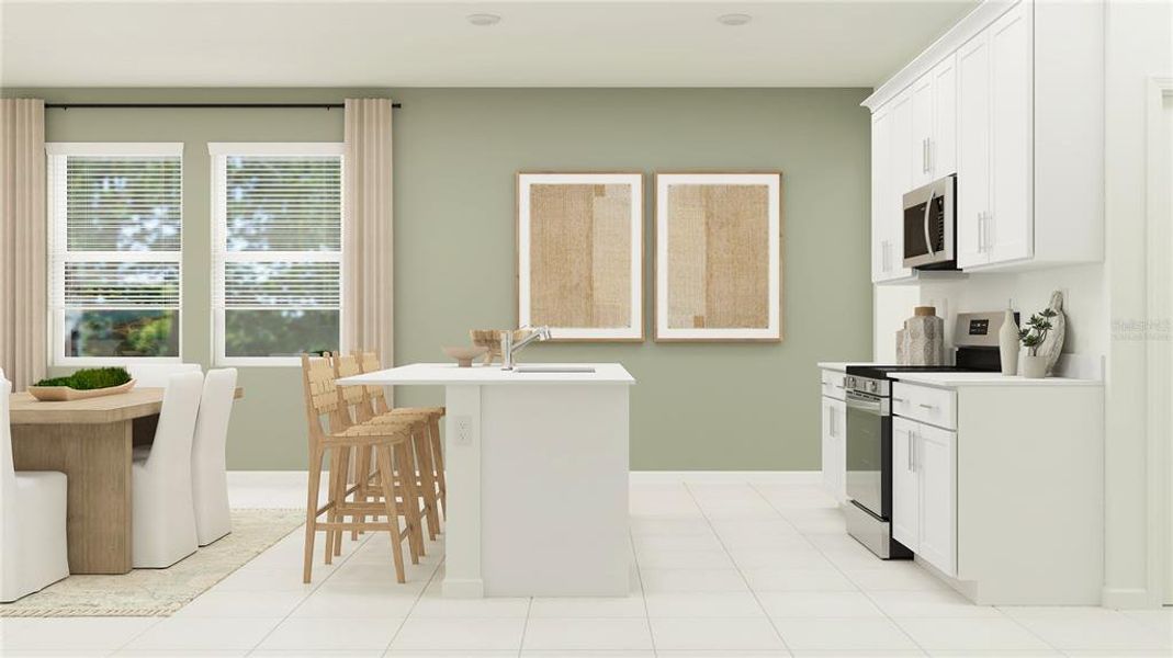 Furnished interior view inside a new home in , Groveland (Image 18).