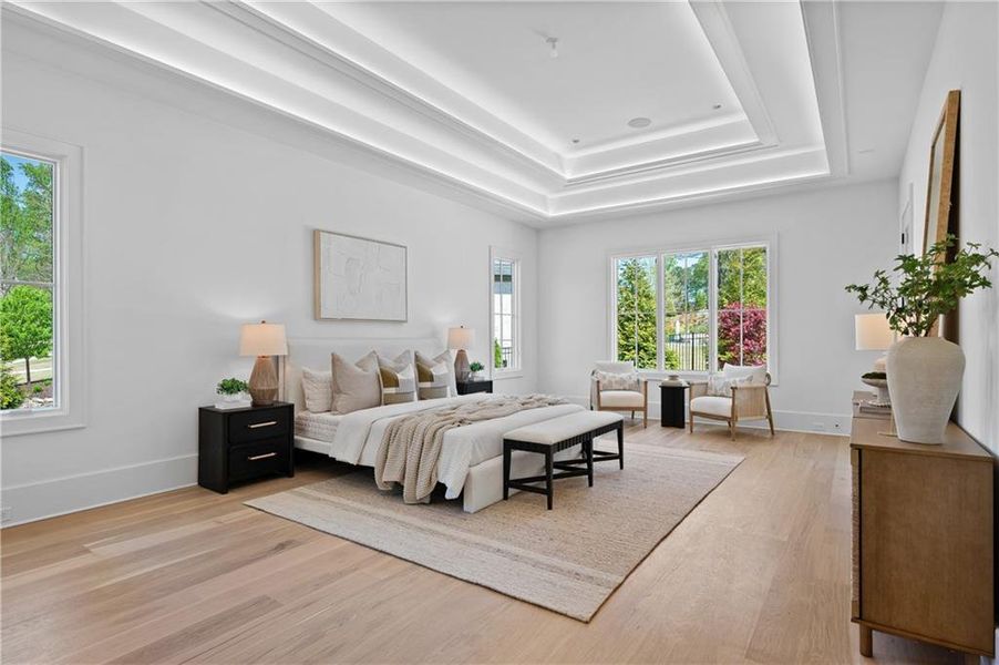 Furnished interior view inside a new home in , Milton (Image 33).