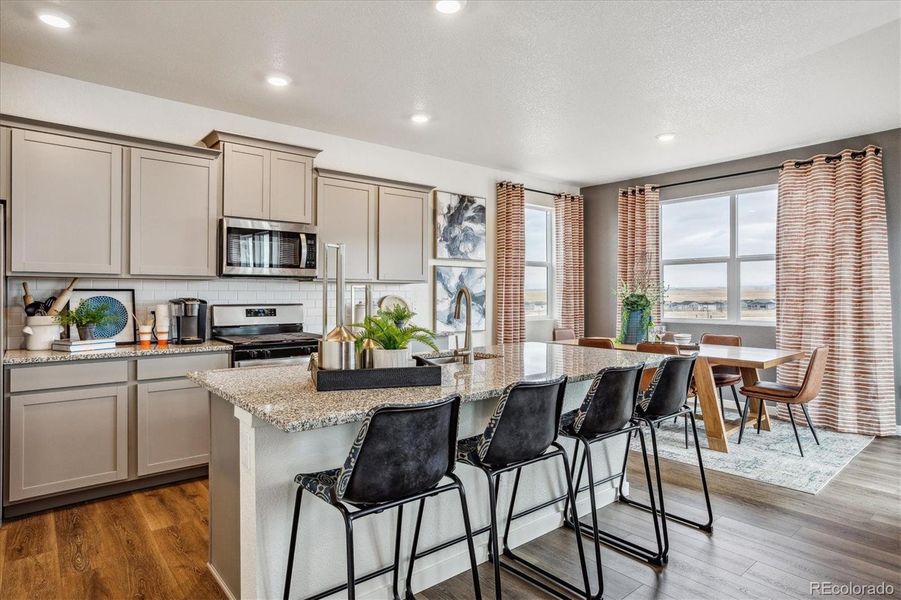 Furnished interior view inside a new home in Ridge at Johnstown, Johnstown (Image 8).