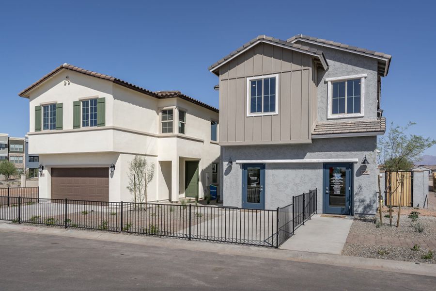 Farmhouse Exterior | Citron | Greenpointe at Eastmark | New homes in Mesa, Arizona | Landsea Homes