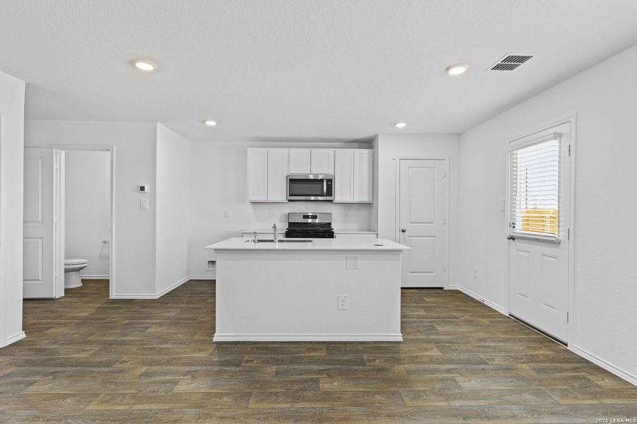 Furnished interior view inside a new home in Preserve at Medina, Von Ormy (Image 11).