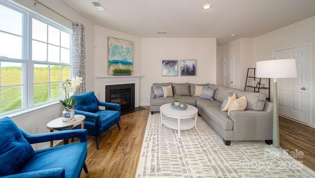 Furnished interior view inside a new home in Nolen Farm, Gastonia (Image 31).