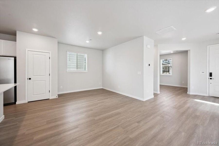 Spacious, unfurnished interior of a new home in The Boulevard II Collection at Windler, Aurora (Image 14). Spacious, unfurnished interior of a new home in The Boulevard II Collection at Windler, Aurora (Image 14).