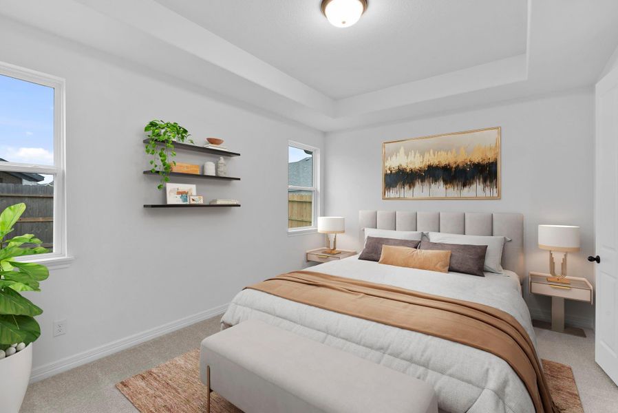 Furnished interior view inside a new home in Blue Heron Estates, Mont Belvieu (Image 7).