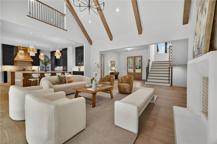 Furnished interior view inside a new home in , Milton (Image 14).