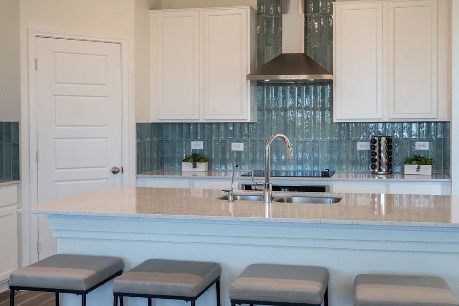 Representative furnished interior of a home built from the 2527 by KB Home in Knox Ridge, Converse (Image 9).