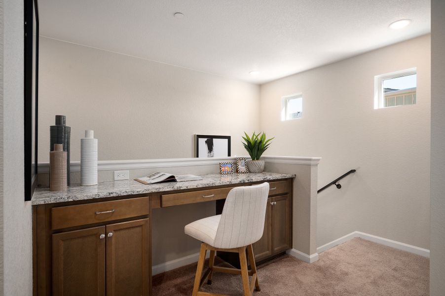 Representative furnished interior of a home built from the Taylor by Lokal Homes in The Commons at Victory Ridge, Colorado Springs (Image 15).