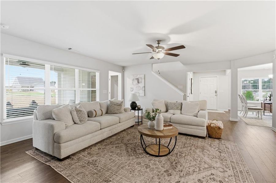 Furnished interior view inside a new home in Meadow Pines, Dallas (Image 6).