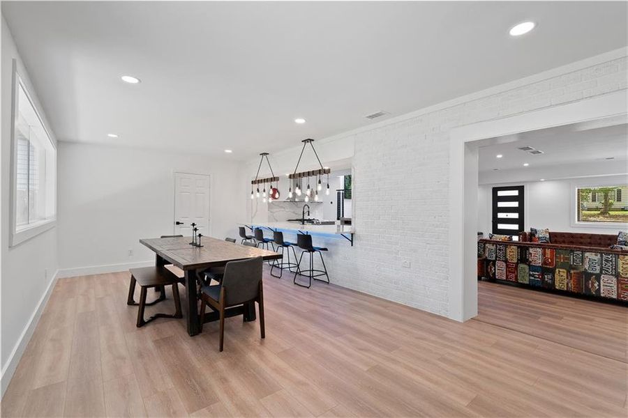 Furnished interior view inside a new home in , Atlanta (Image 28).