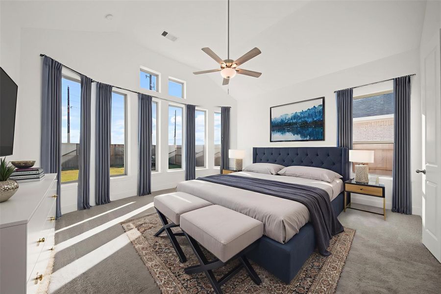 Furnished interior view inside a new home in Valencia 70', Manvel (Image 10). Furnished interior view inside a new home in Valencia 70', Manvel (Image 10).