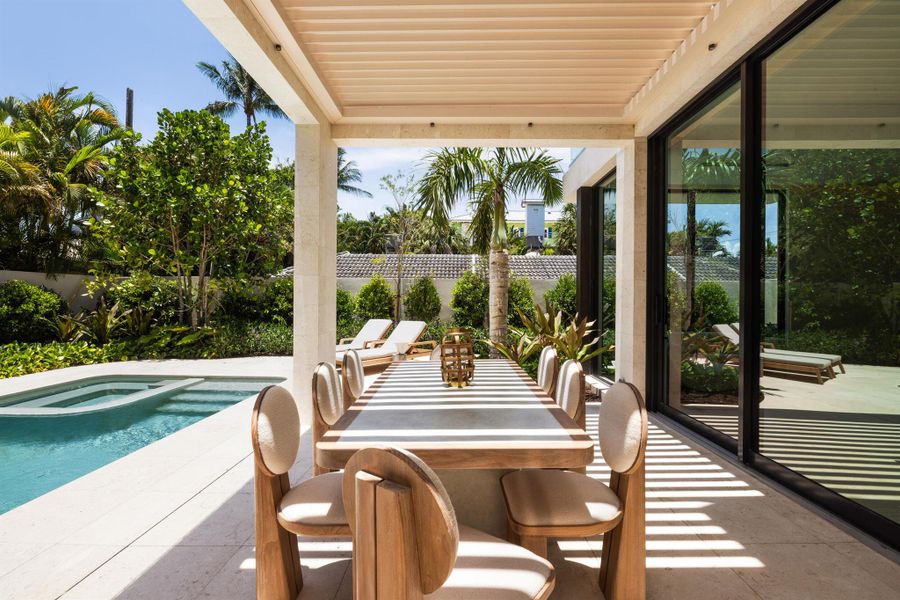 Exterior details and patio area of a home in , Delray Beach (Image 23).