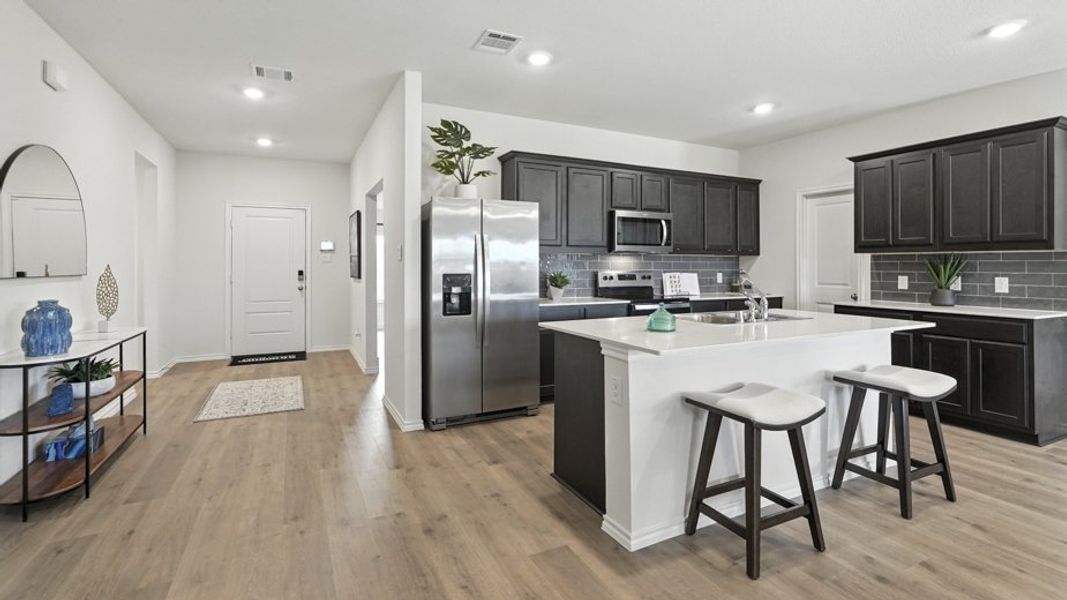 Furnished interior view inside a new home in Waverly Estates, Josephine (Image 15).