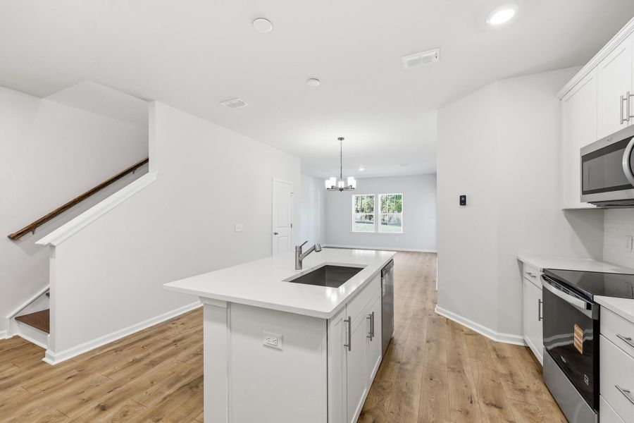 Furnished interior view inside a new home in , Charleston (Image 6).
