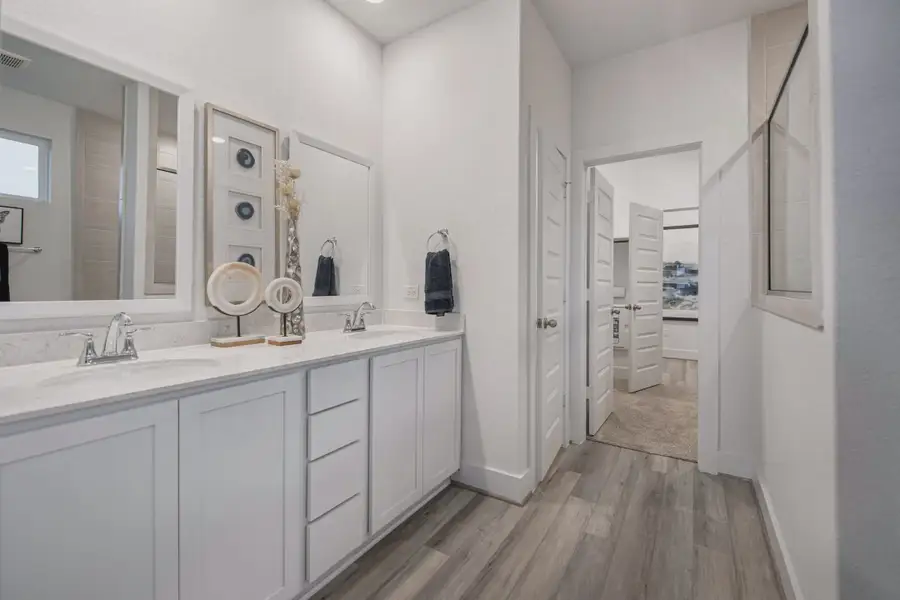 Representative furnished interior of a home built from the Brandy by Chesmar Homes in Stillwater Ranch, San Antonio (Image 12).