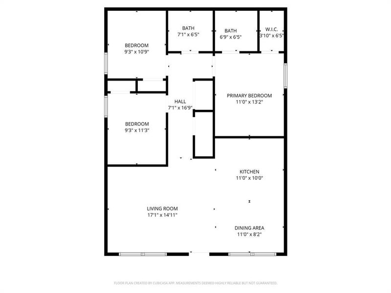 2D floor plan layout of this home in , Waco, TX (Image 5).