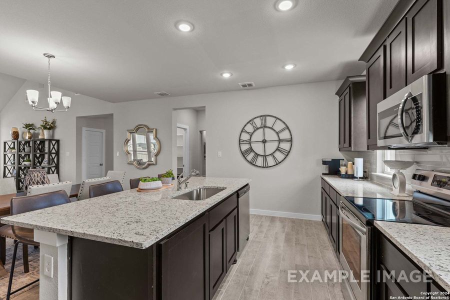 Furnished interior view inside a new home in Hannah Heights, Seguin (Image 22).