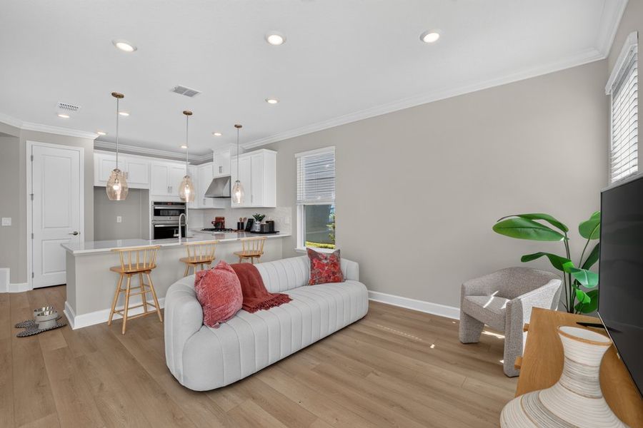 Representative furnished interior of a home built from the Boca Grande by Taylor Morrison in Firethorn, Parrish (Image 7).