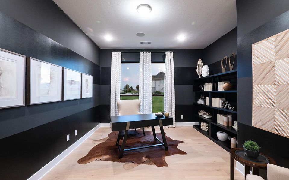 Furnished interior view inside a new home in Marvida, Cypress (Image 18).